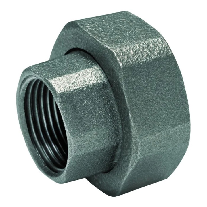 Racord semiolandez pompa recirculare Ferro, pentru pompa de circulatie, fonta, set 2 buc, 2" x 1 1/4"