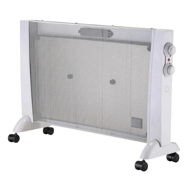 Convector electric Paxton CEM-2400AM, 2400 W, 3 trepte, 810 x 540 x 230 mm, termostat, oprire automata, protectie supraincalzire, alb