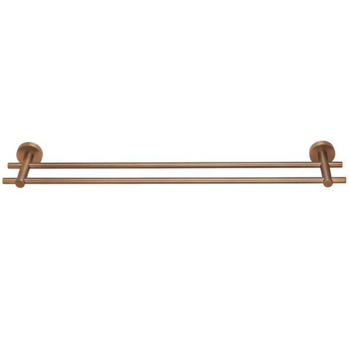 Suport prosop baie tesa Moon 40605, tip bara, bronz, 64 x 4.9 x 11.5 cm