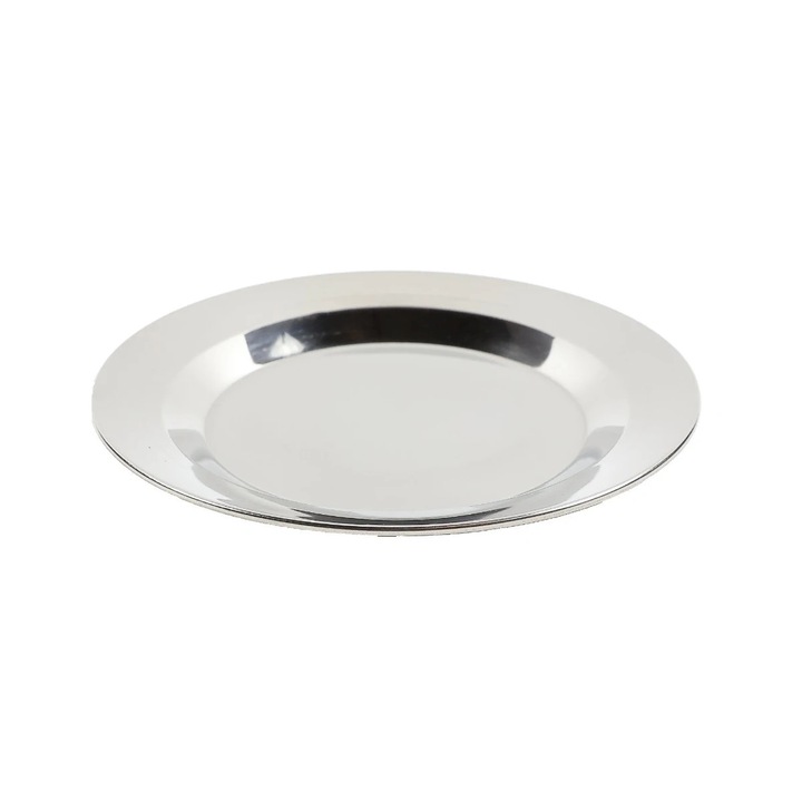 Farfurie intinsa 1104112, inox, argintiu, 20 cm