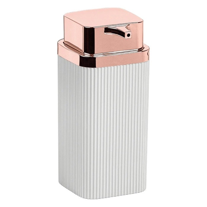 Folyékony szappanadagoló Okyanus Home Stella OKY-463-2, 0.4 L, polisztirol + ABS, fehér + rózsaszín