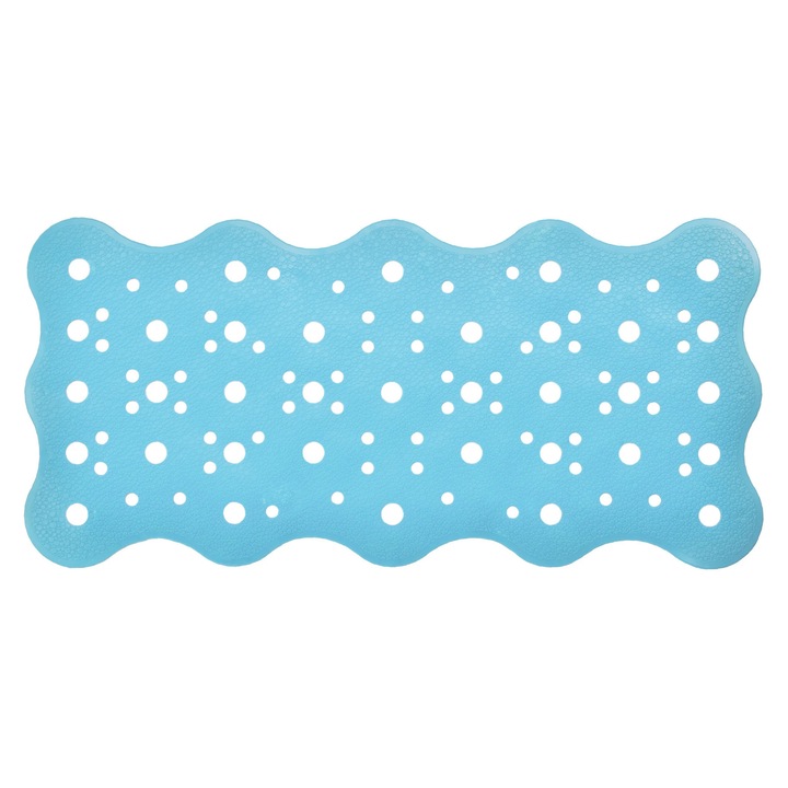 Covoras baie Saniplast Oceano 4FPA274510, antiderapant, bleu, 34 x 72 cm