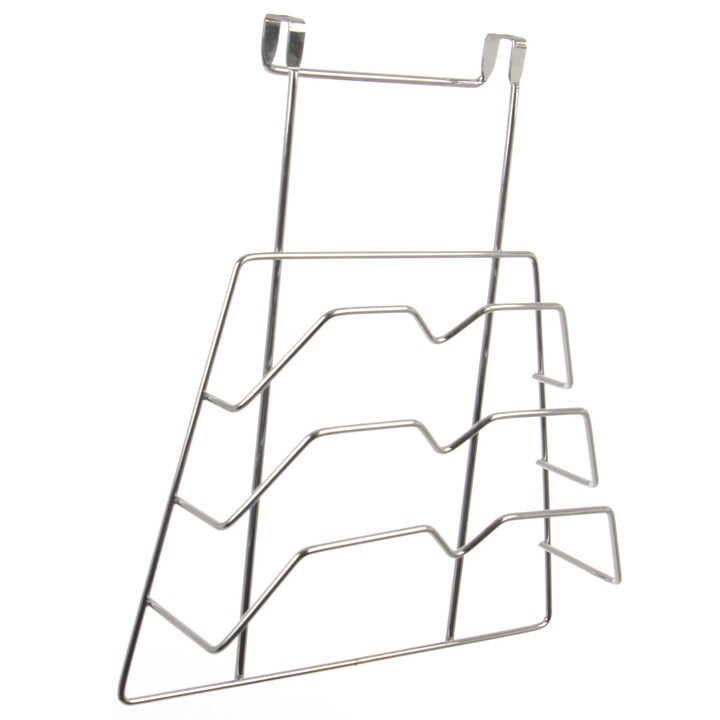 Konyhai tartó, fedőknek SF290, krómozott fém, 33 x 27.5 x 10 cm