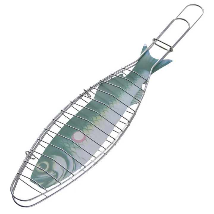 Gratar pentru peste Landmann, metal, 42 x 9 cm