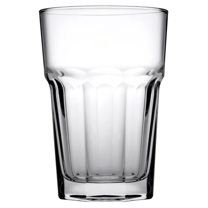 Koktél pohár, Casablanca 52708, üveg, átlátszó, 355 ml, 12 pohárból álló készlet