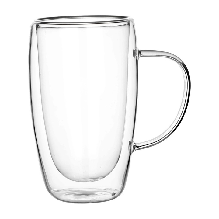 Cana 3.DW.M153.1H, sticla, transparent, 450 ml