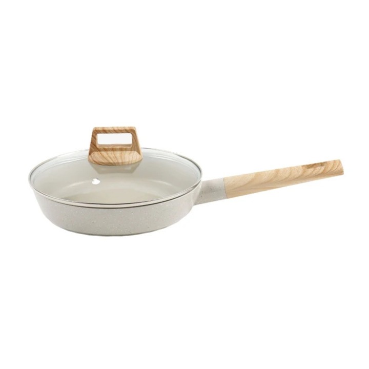 Tigaie Y25-J-24, aluminiu, bej, 24 cm