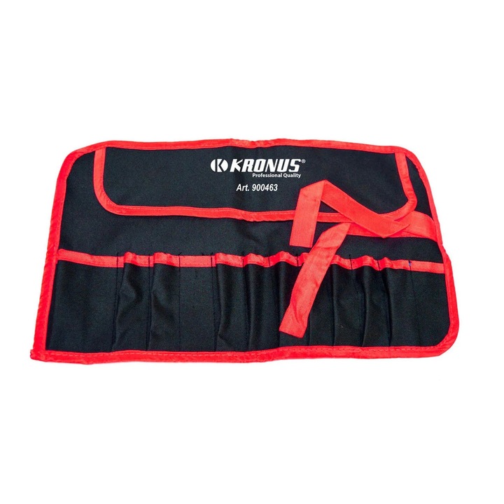 Szerszámtartó, 12 zsebbel, textil