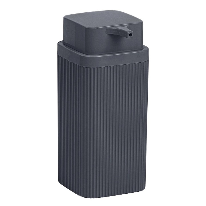 Dozator sapun lichid Okyanus Home Stella OKY-463, 0.4 L, polistiren, antracit