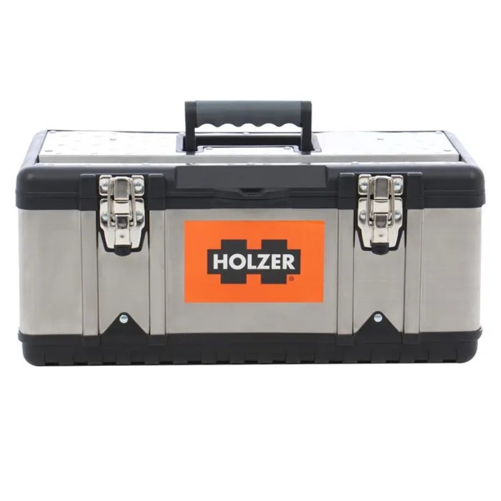 Fém szerszámosláda, Holzer PT14099-2, 470 x 235 x 210 mm