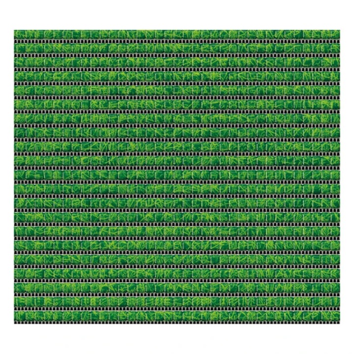 Covoras baie Friedola 79822.3, antiderapant, uni, verde, 65 cm