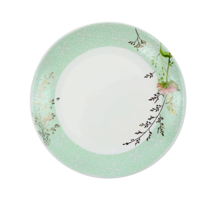 NMP75T desszert tányér, 19 cm, opálüveg, többszínű