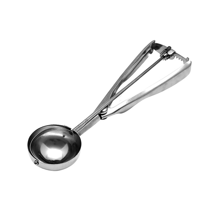 Lingura inghetata 28132, cu dozator, inox, 22 x 6 cm