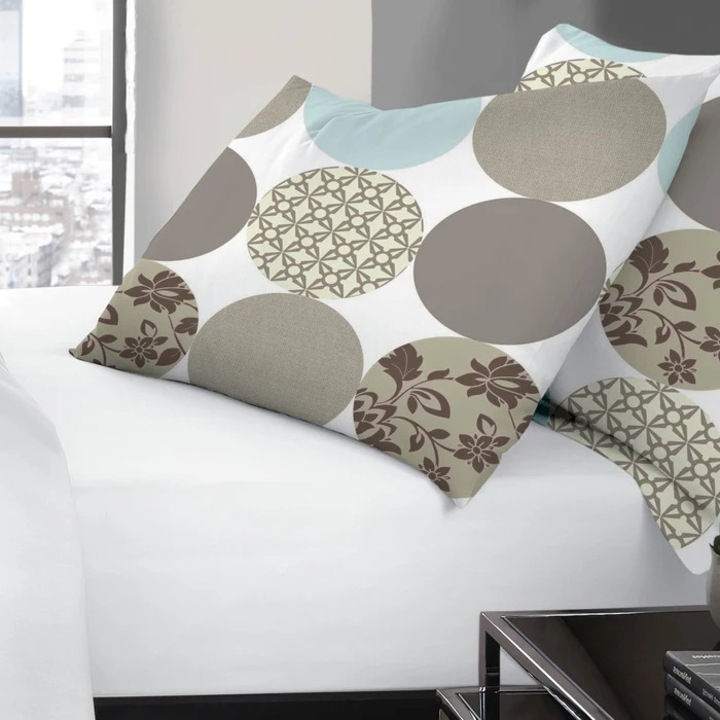 Set 2 fete de perna, 100 % bumbac, multicolor, 50 x 70 cm