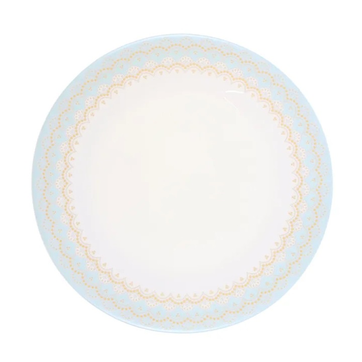 Desszert tányér 19061E, hőálló üveg, 20 cm