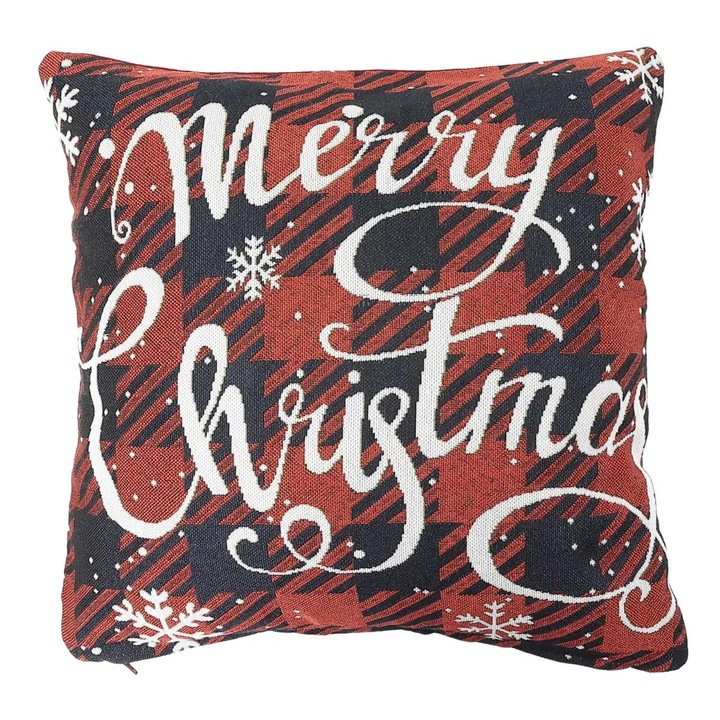 Fata de perna Craciun, Atria, Scotty, poliester, multicolor, 40 x 40 cm