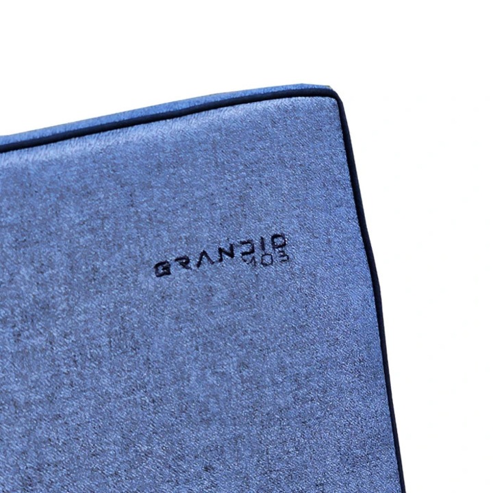 Perna scaun Grandio Mob, poliester, gri petrol, 120 x 48 cm