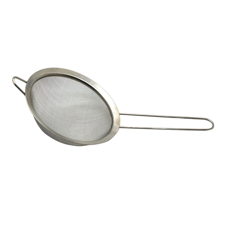 Teaszűrő szita, D1030, ezüst fém, D 12 cm