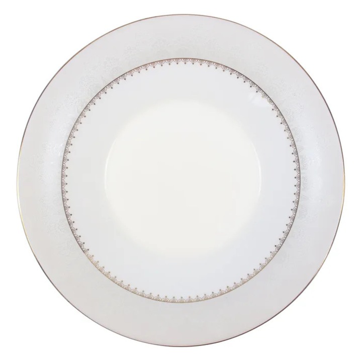 Mélytányér 19064GE, hőálló üveg, 21 cm