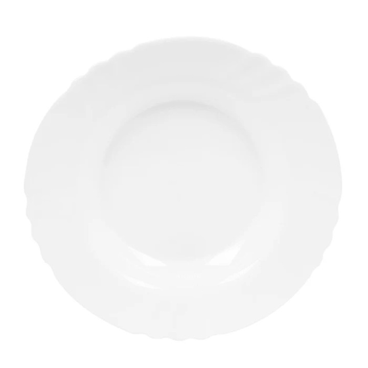 Ebro lapostányér, opálüveg, fehér, 25 cm