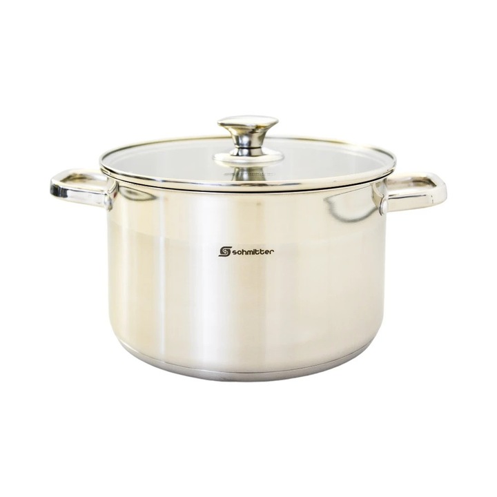 Oala inox, cu capac 302.30, 14 L, 30 x 20 cm