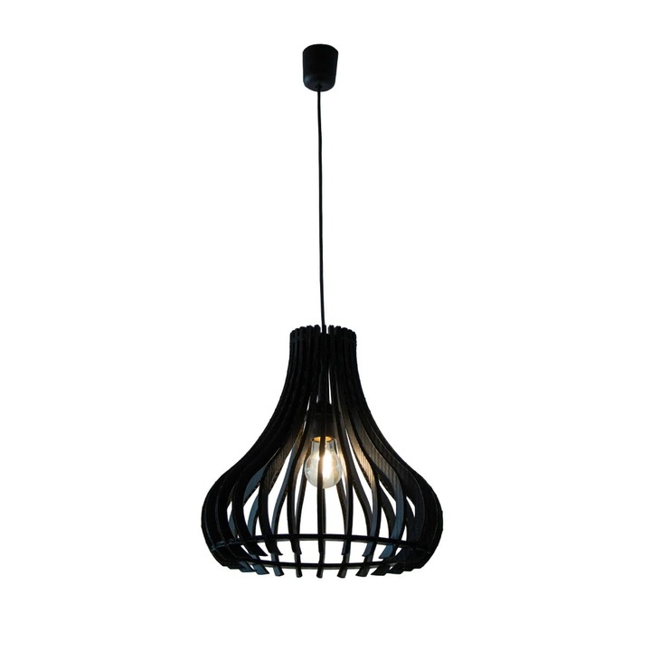 Pendul Ecolux KL111134, 1 x E27, negru, modern