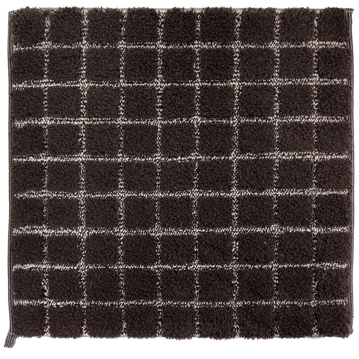 Covoras baie Saniplast Plaza, antiderapant, ciocolatiu, 60 x 60 cm