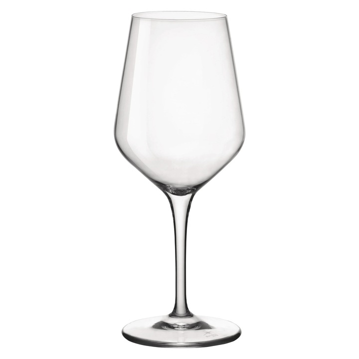 Borospohár, Bormioli Electra kicsi, üveg, 350 ml, 6 darabos készlet