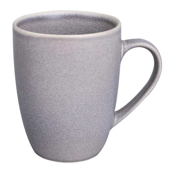 Cana D4112A, portelan, gri, 360 ml