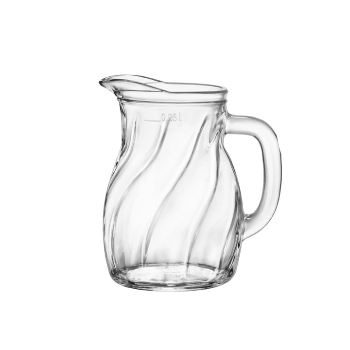 Carafa Bormioli Bistro Twist, sticla, 250 ml