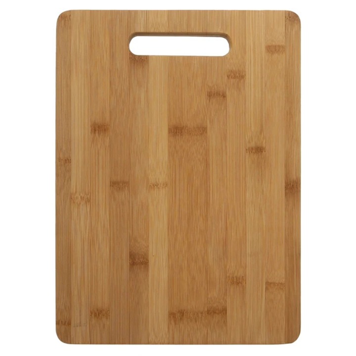 Tocator bambus, HXA-026A, bej, 33 x 24 x 1.5 cm