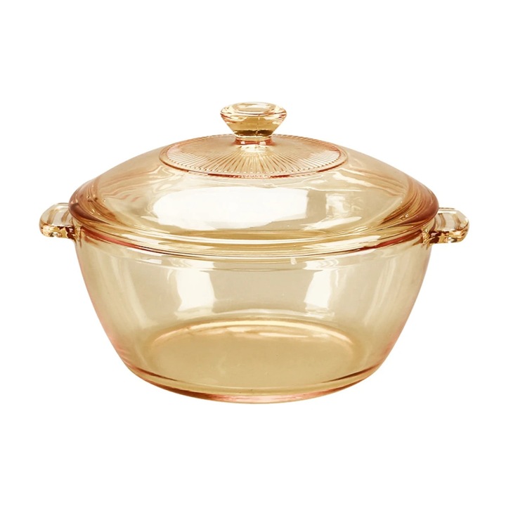 Caserola alimente, A3CG145-0S, sticla, ovala, transparent, 1.45 L