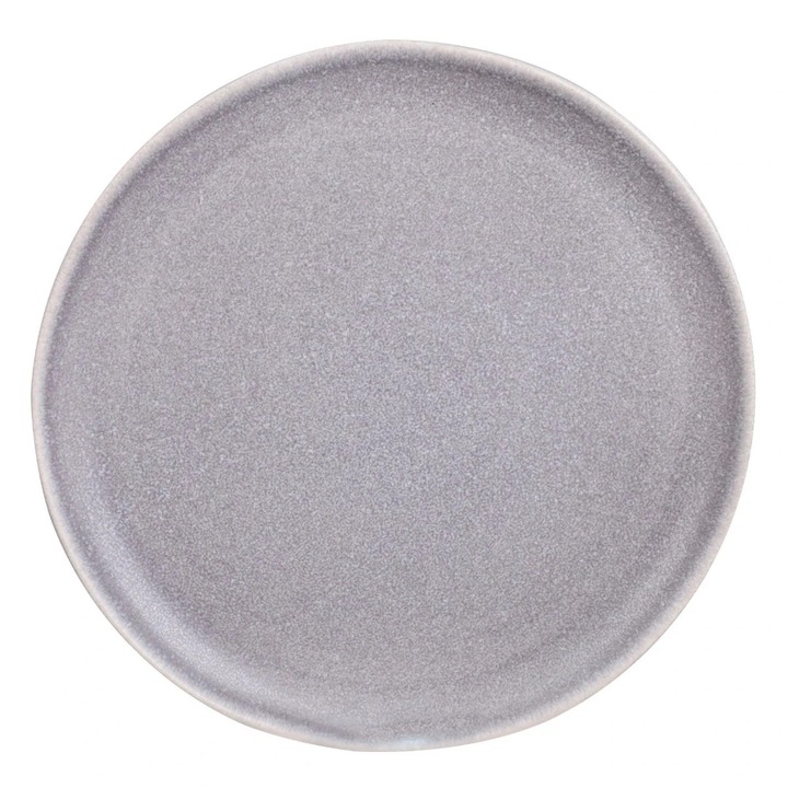 Farfurie intinsa D4112A, portelan, gri, 20 cm