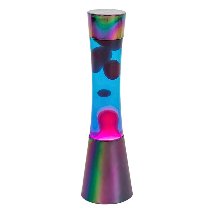 Настолна лампа Minka 7028 лава дъга, 1 X GY6.35, многоцветна, модерна
