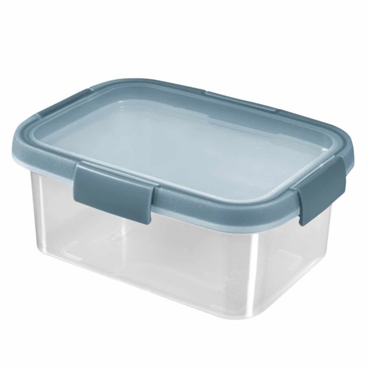 Caserola alimente, Curver Smart Fresh Eco, plastic, dreptunghiulara, transparent, 3.5 L