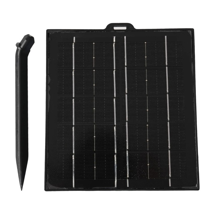 Panou solar Lohuis, pentru ghirlande luminoase, 2W, 2 x 1200mAh