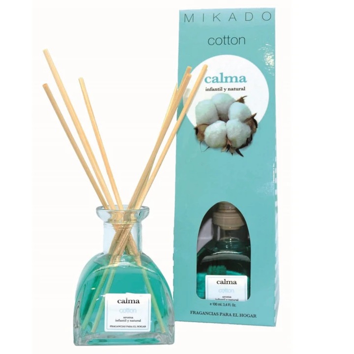 Szobaillatosító pálcikákkal, Mikado, Pamut, 100 ml