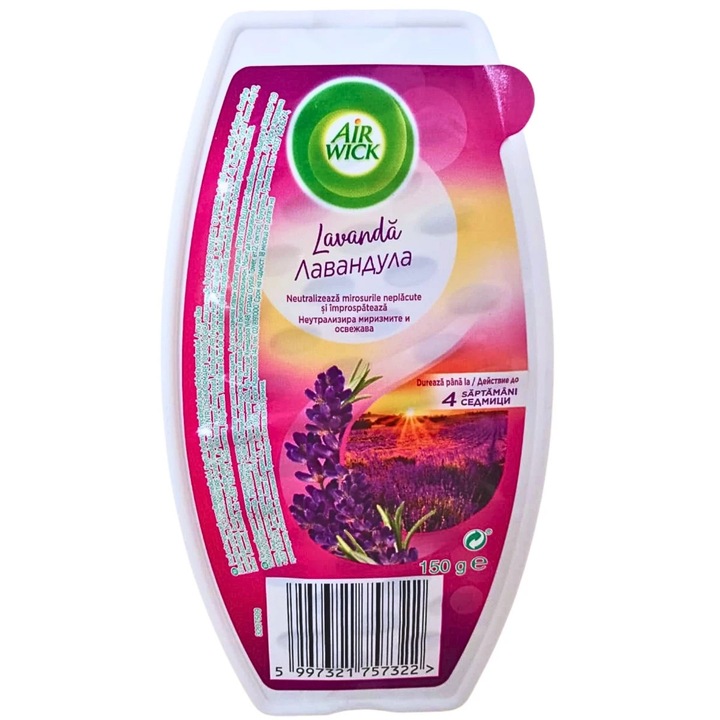 Air Wick szobai légfrissítő, gél, levendula, 150 g