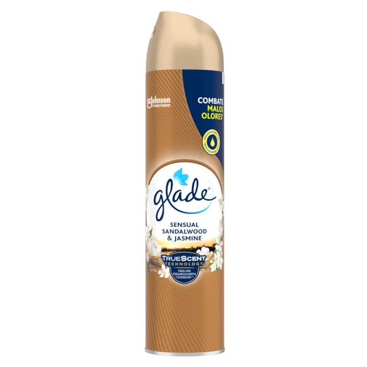 Glade Aerosolos légfrissítő, spray, Sensual Sandalwood & Jasmine, 300 ml