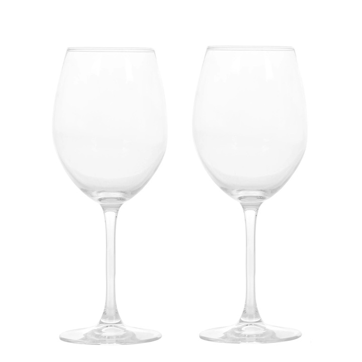 Vörösboros pohár, 44738, üveg, 615 ml, 2 darabos készlet