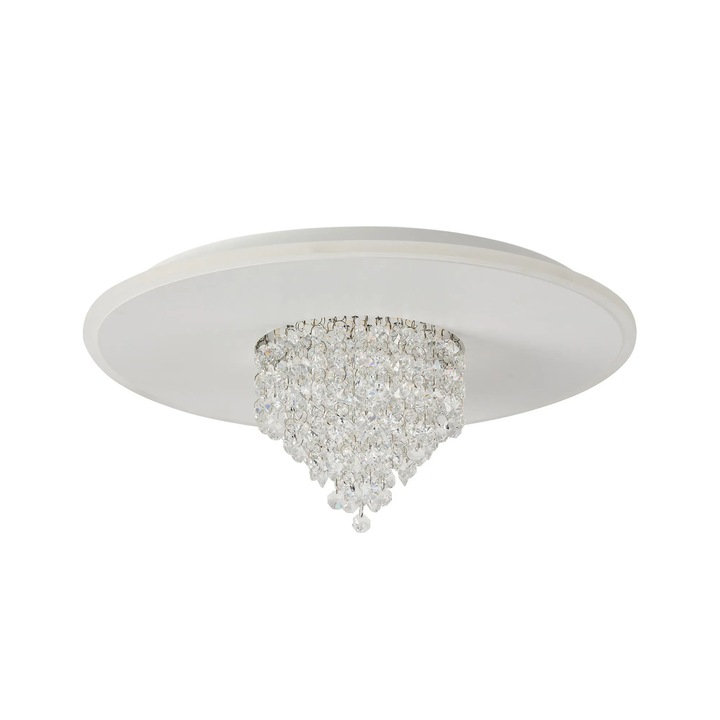 Плафониера LED Superb KL140037, 25 W, 2070 lm, неутрална светлина, бяла, модерна