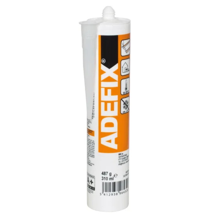 Adeziv pentru decoratiuni polistiren / poliuretan, Adefix, 310 ml