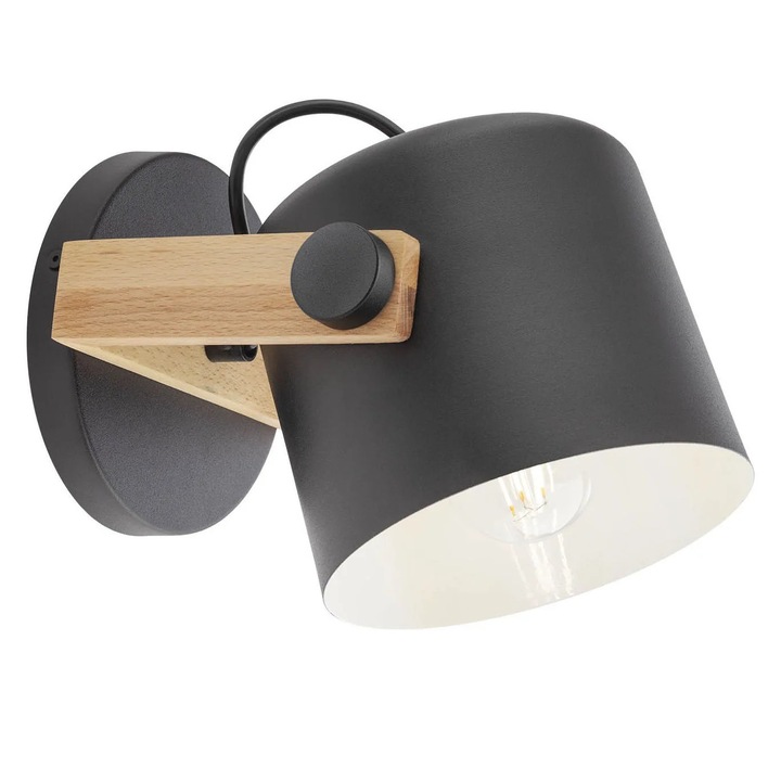 Аплик Pooh 01-2399, 1 x E27, черен, модерен