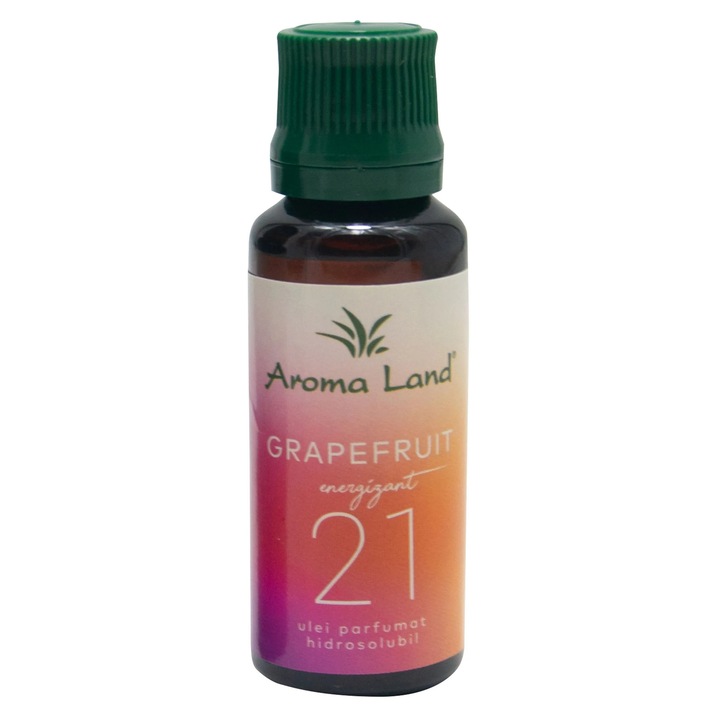 Ulei parfumat aromaterapie, Aroma Land, hidrosolubil, grapefruit, 30 ml