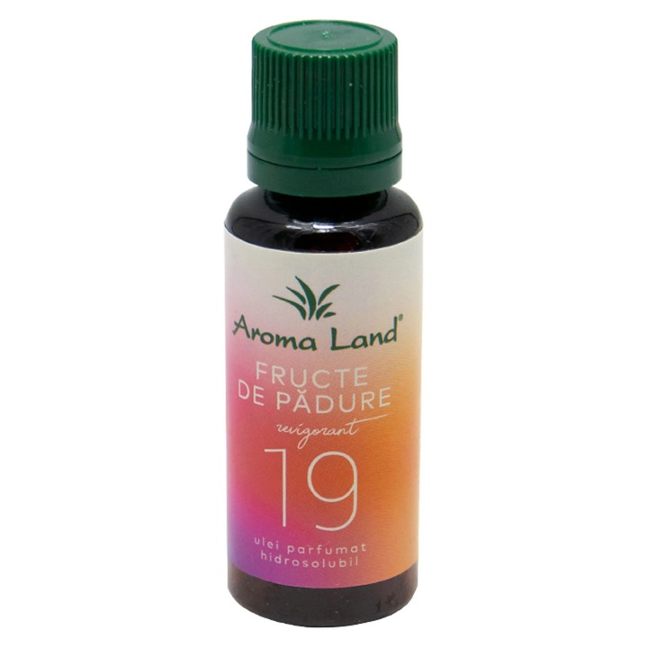 Ulei parfumat aromaterapie, Aroma Land, hidrosolubil, fructe de padure, 30 ml