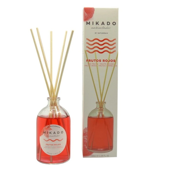 Szobaillatosító pálcákkal, Mikado, Frutos Rujos, 100 ml