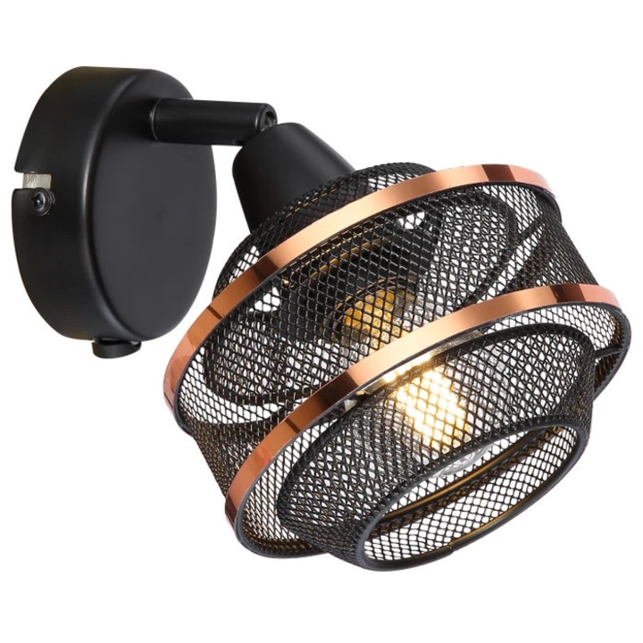 Аплик Bellona 54020-1, 1 x E14, черен + златист, модерен