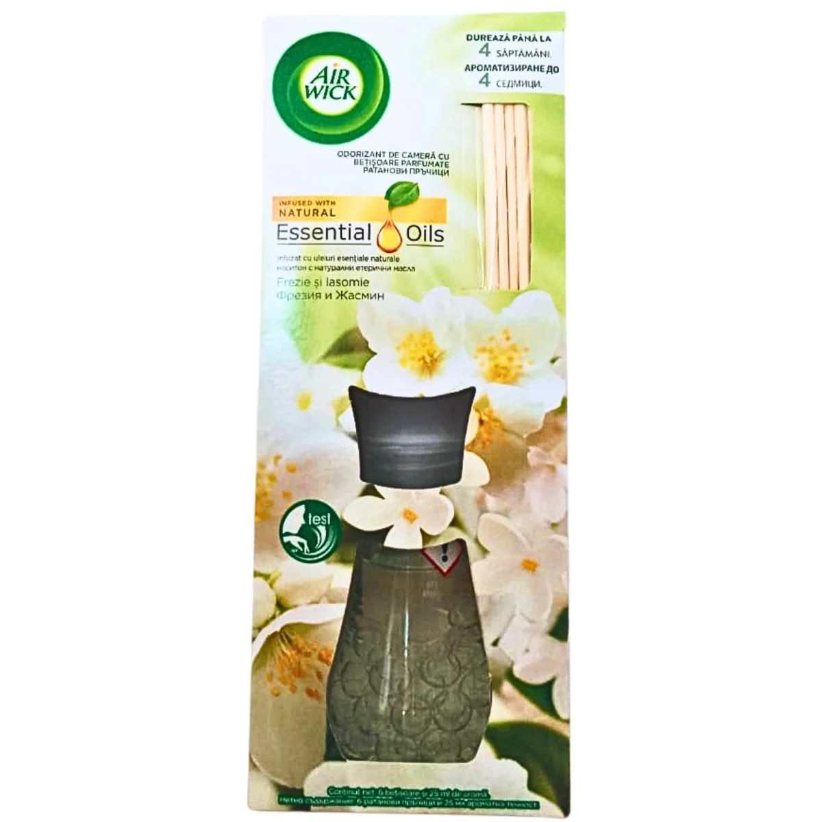 Ароматизатор за стая Air Wick Reed Diffuser, фрезия / жасмин, 25 мл ...