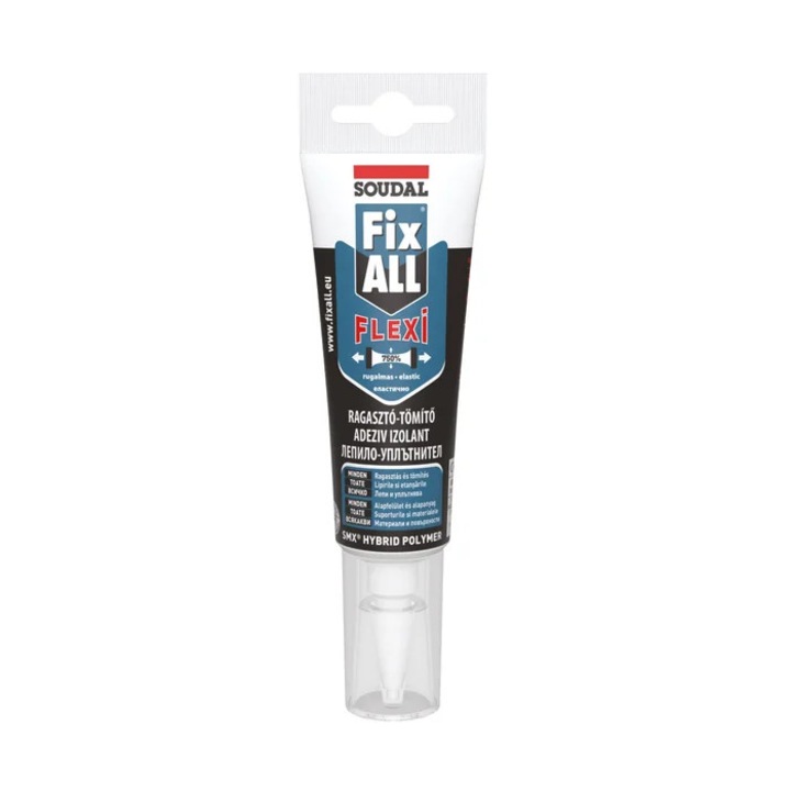 Adeziv pentru suprafete multiple, Soudal Fix All Flexi, alb, 125 ml