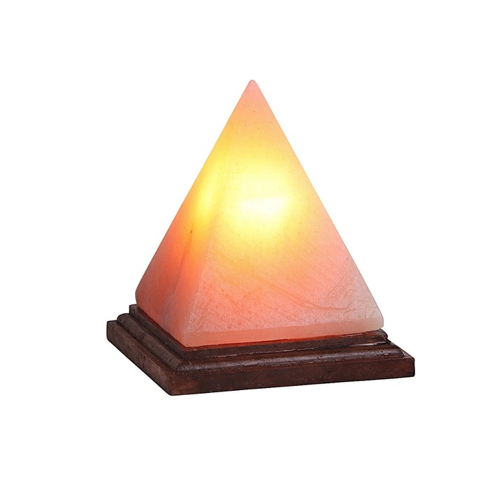 Лампа от сол Везувий 4096, 1 x E14, оранжево + кафяво, модерна